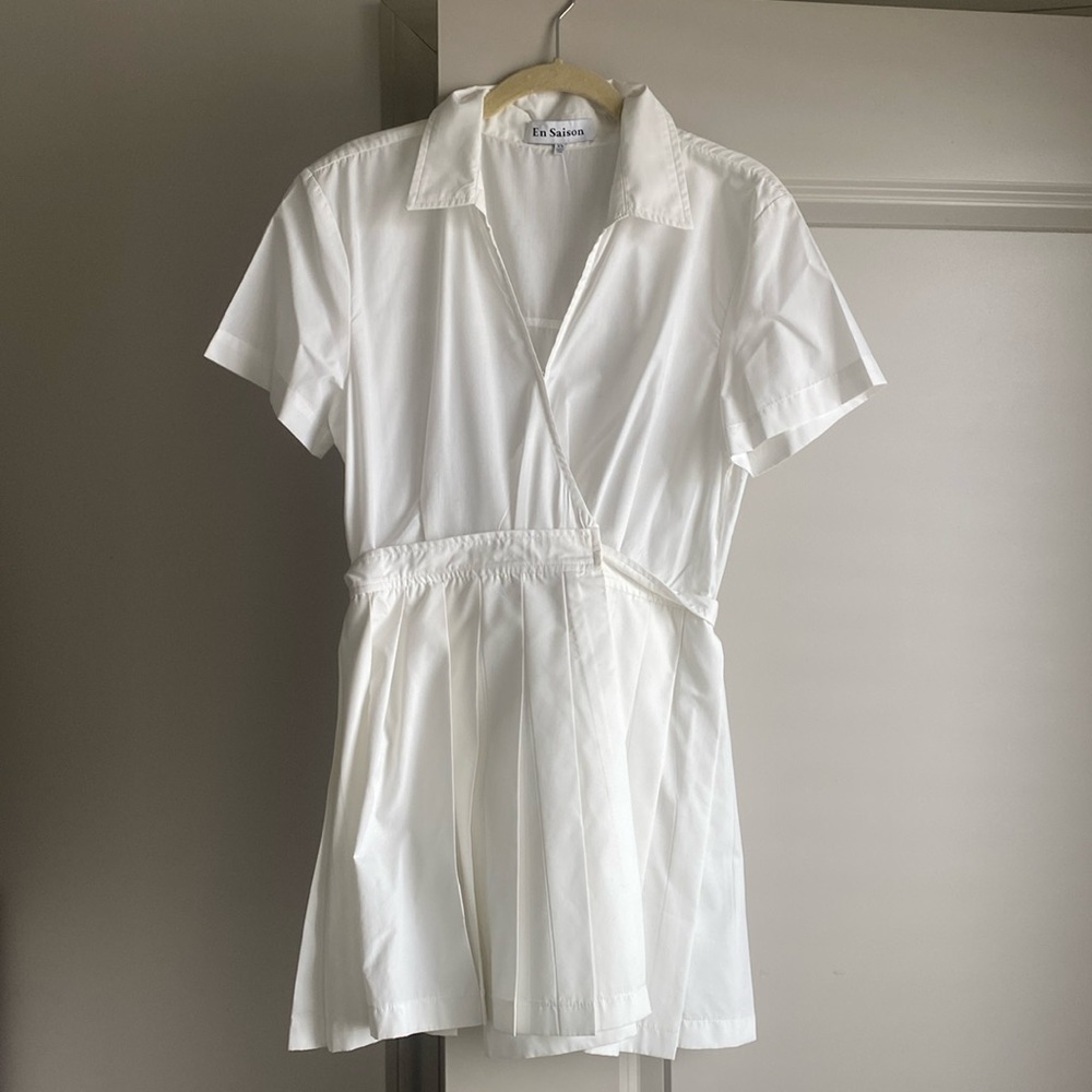Anthropologie En Saison Noemi White Romper
